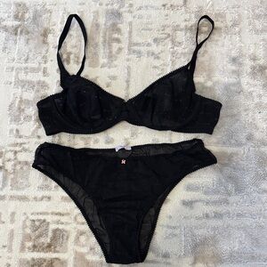 Savage X Fenty Black Bra Set